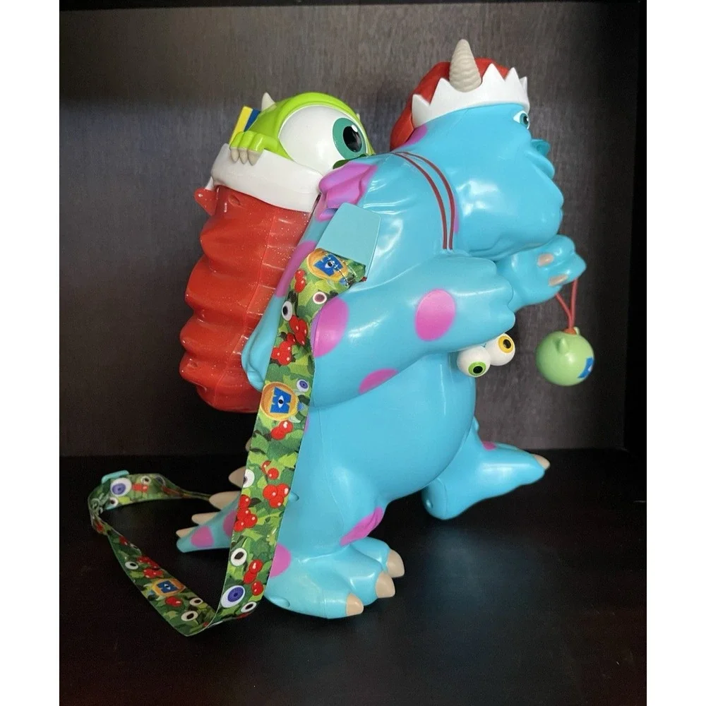 Disney Parks WDW 2024 Monsters Inc Santa Sully & Mike Popcorn Bucket [BRAND NEW]
